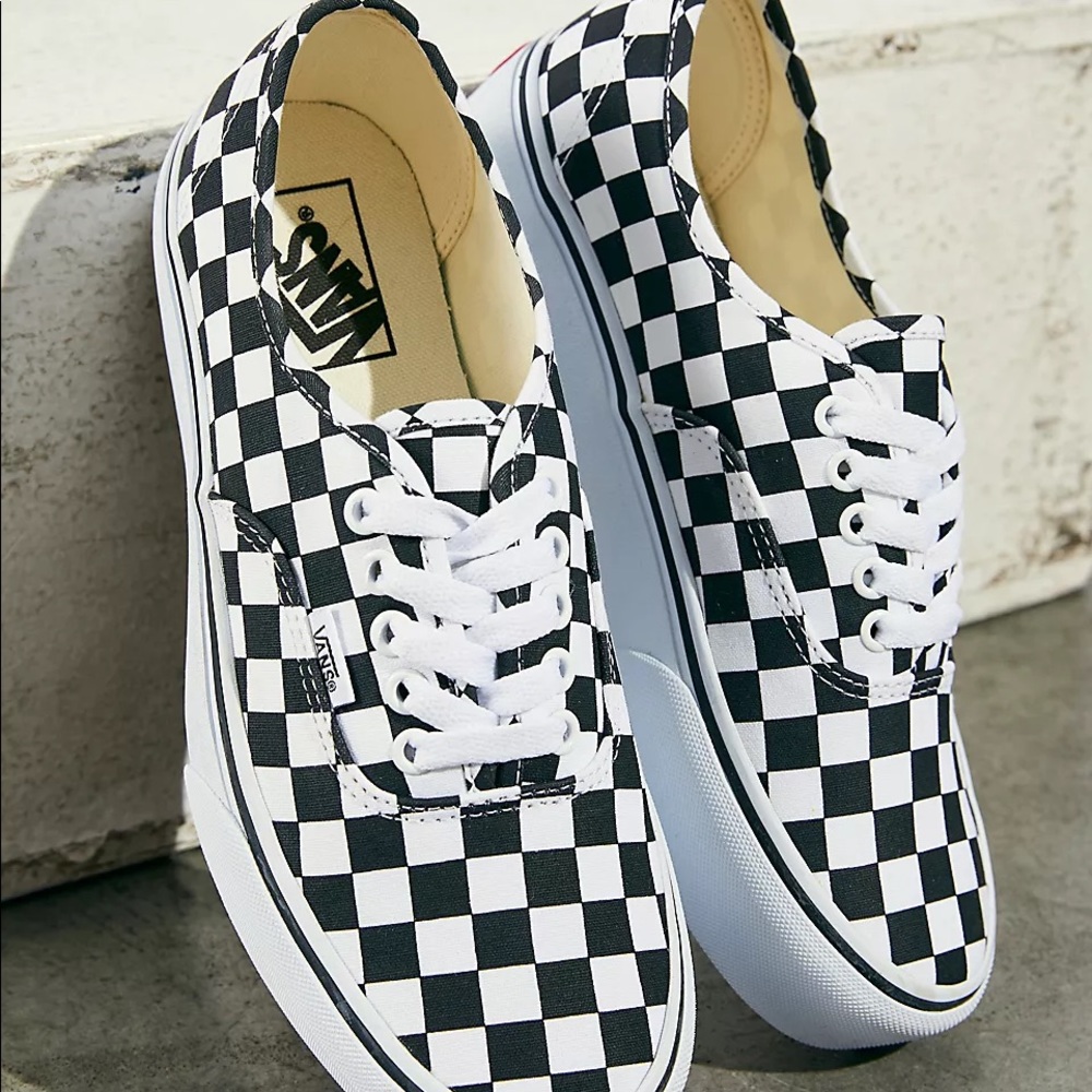 Vans Authentic Platform Checkerboard